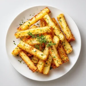 Batonnet de pomme de terre dorés et croustillants cuits au four, recette du Chef Benoît