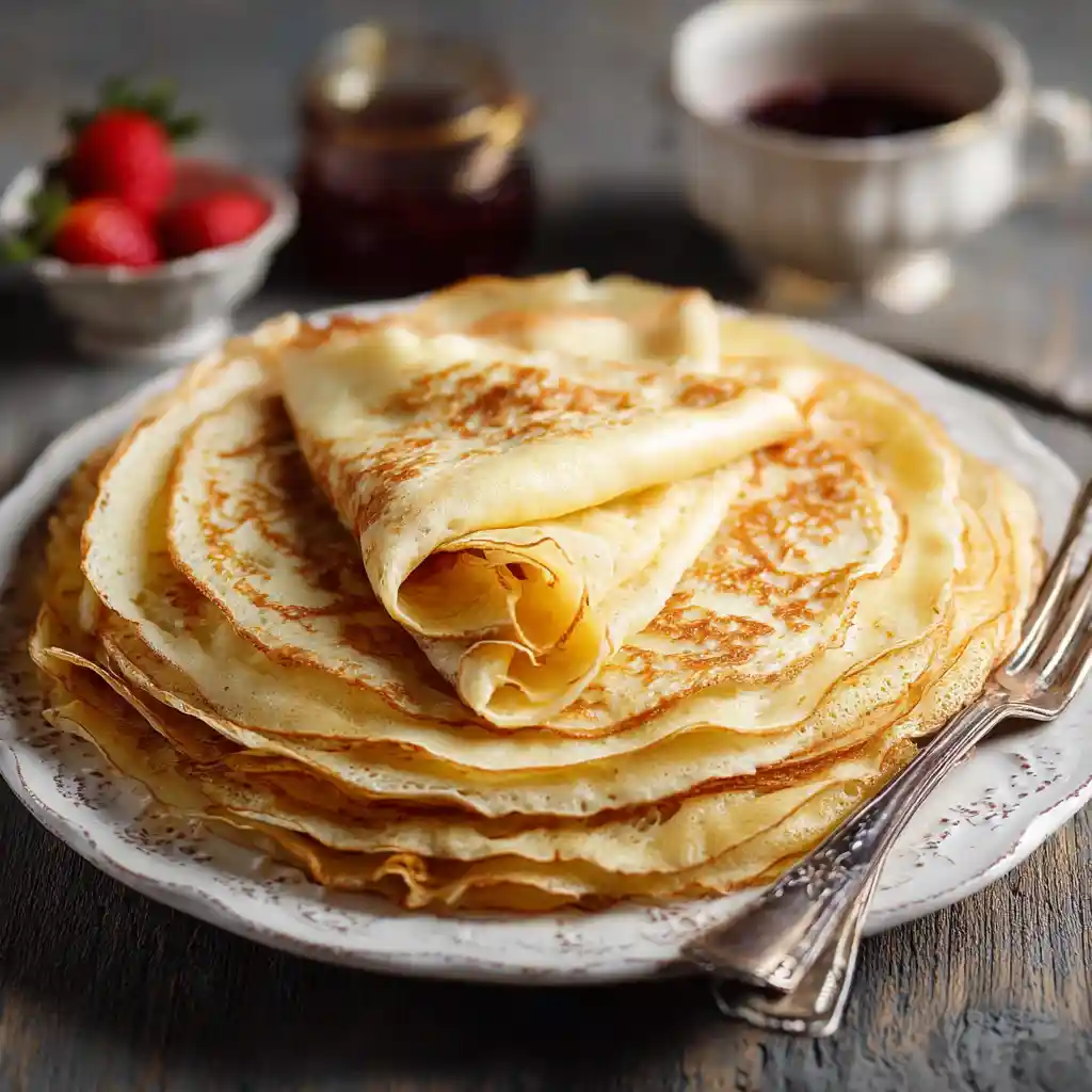 Stack de crêpes parfaites réalisées avec la recette crêpe facile de Chef Benoît