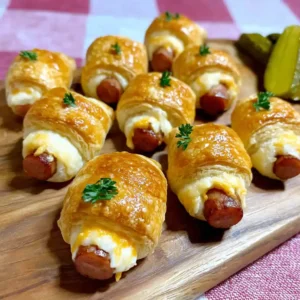 Croissant au saucisse doré du Chef Benoît - recette authentique française pour apéritif réussi