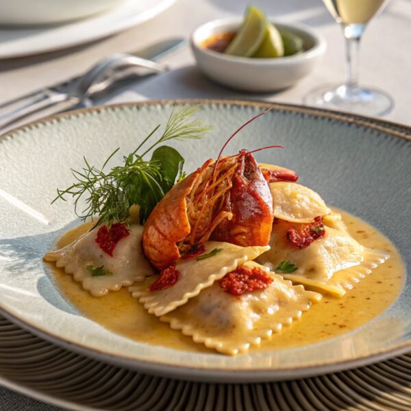 Les raviolis au homard