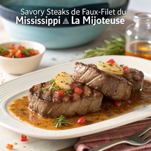 Steaks de Faux-Filet du Mississippi à la Mijoteuse