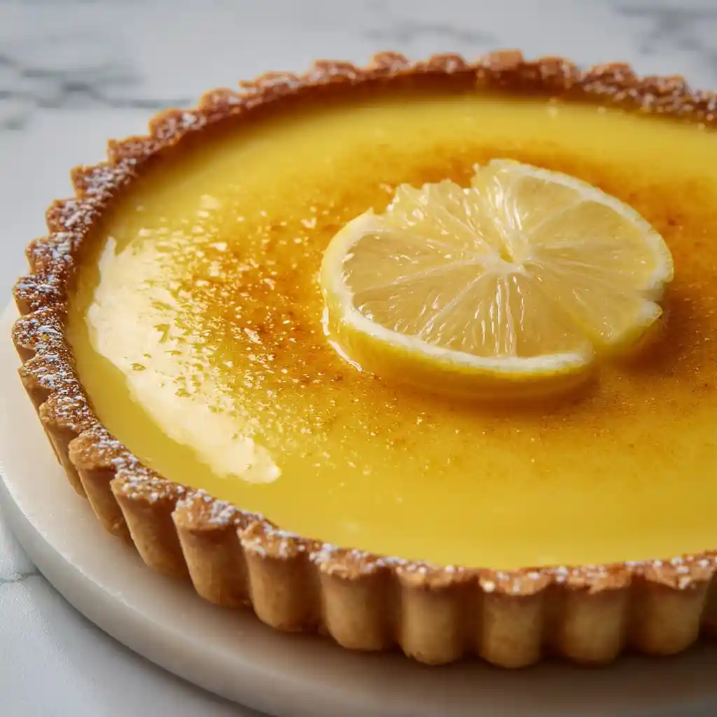 Tarte au citron dorée Chef Benoît recette authentique Nice