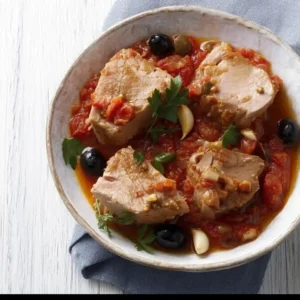 Fiche recette imprimable de thon à la sauce tomate