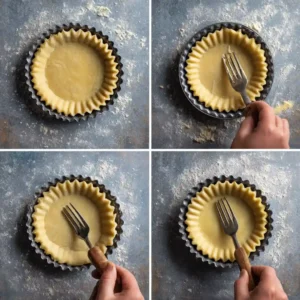 préparation pâte feuilletée dans moules pour mini tartelette salée