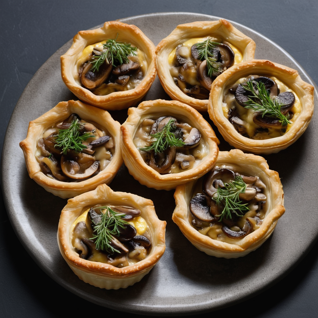 Tartelettes Fromage et Champignons