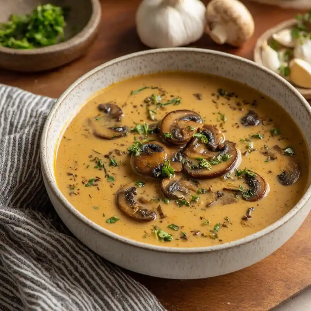 Soupe de Champignons Ultra-Facile maison