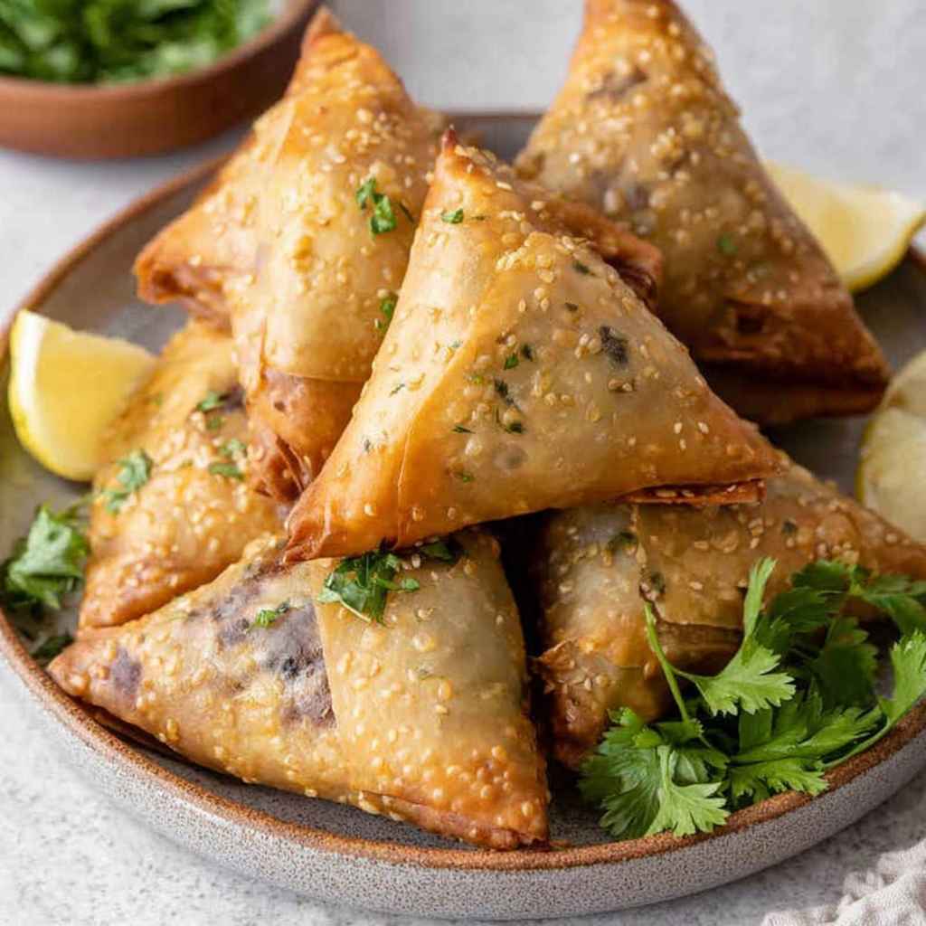 Samoussa rapide au bœuf croustillant