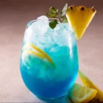 Recette cocktail bleu sans alcool de Chef Benoît - boisson bleue rafraîchissante