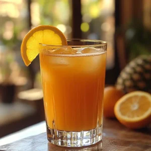 cocktail sans alcool facile Cendrillon avec ingrédients et étapes détaillées