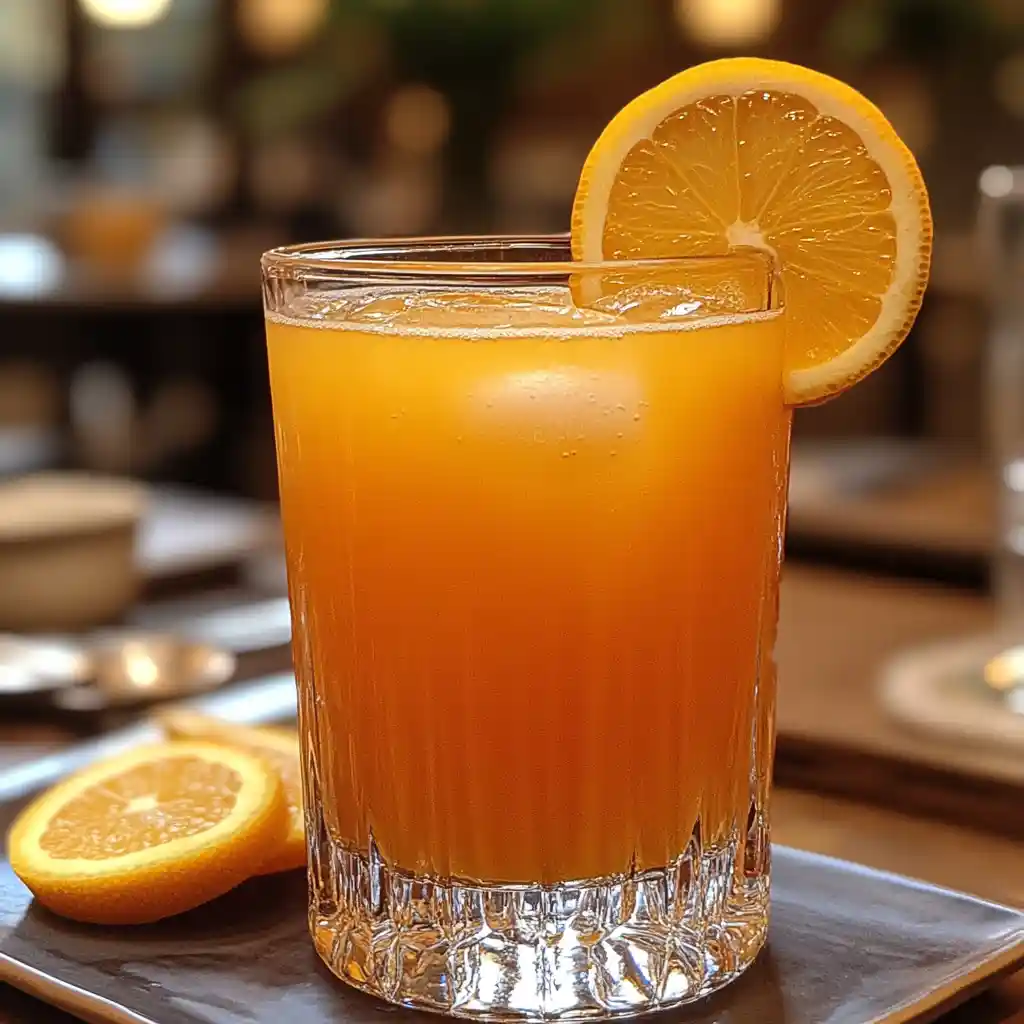 Cocktail sans alcool facile Cendrillon dans un verre à whisky