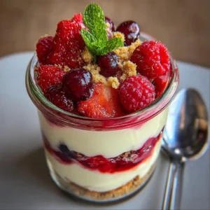 fiche recette tiramisu aux fruits rouges en verrine