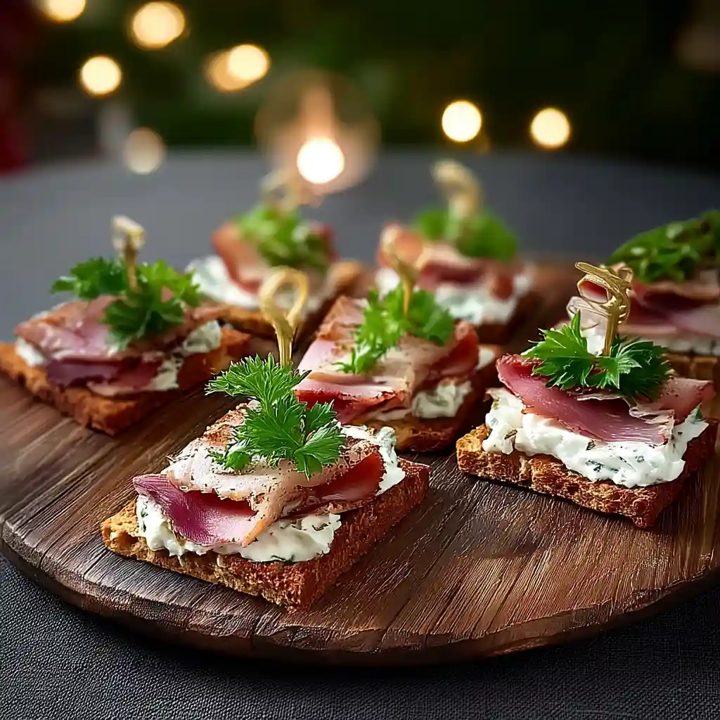 Comment servir toast apéritif : présentation festive sur plateau avec cure-dents, style service Chef Benoît