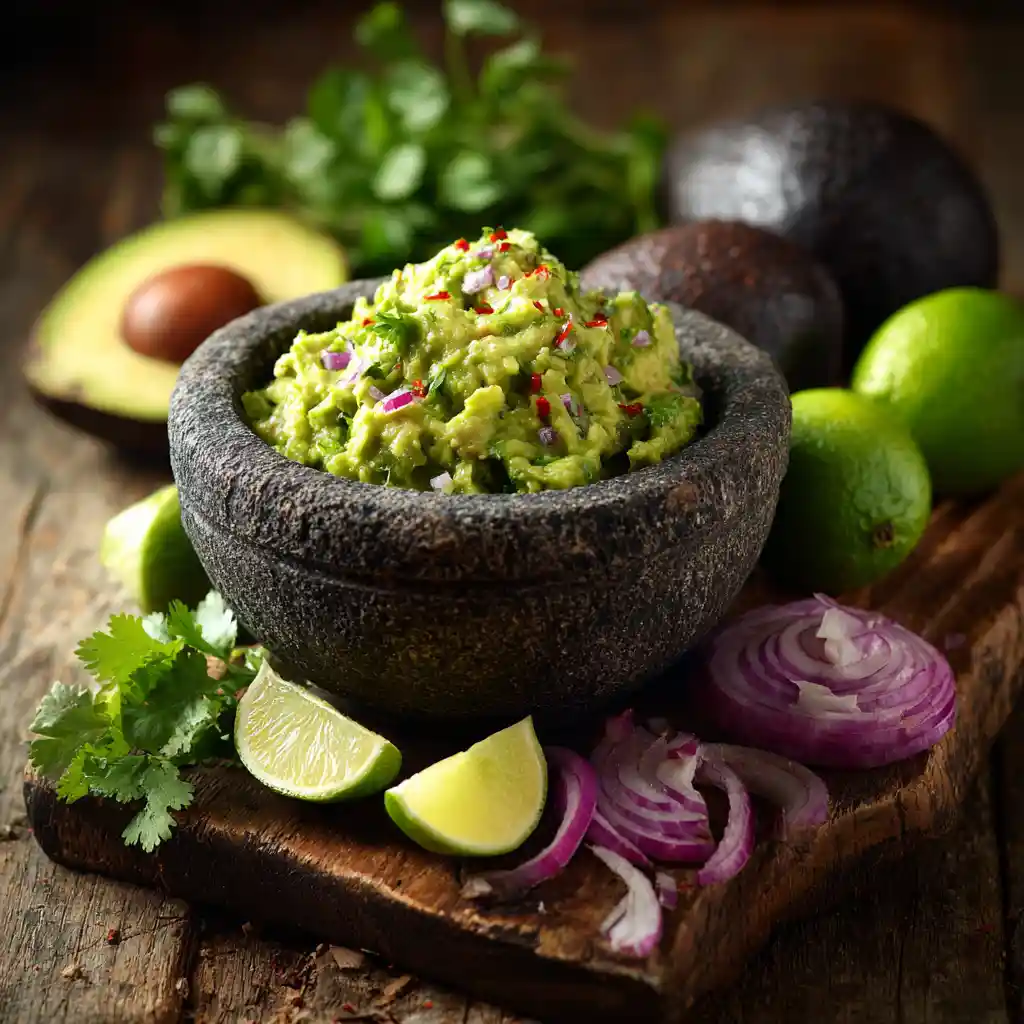 Guacamole maison authentique mexicain sans citron - recette secrète Chef Benoît 15 minutes