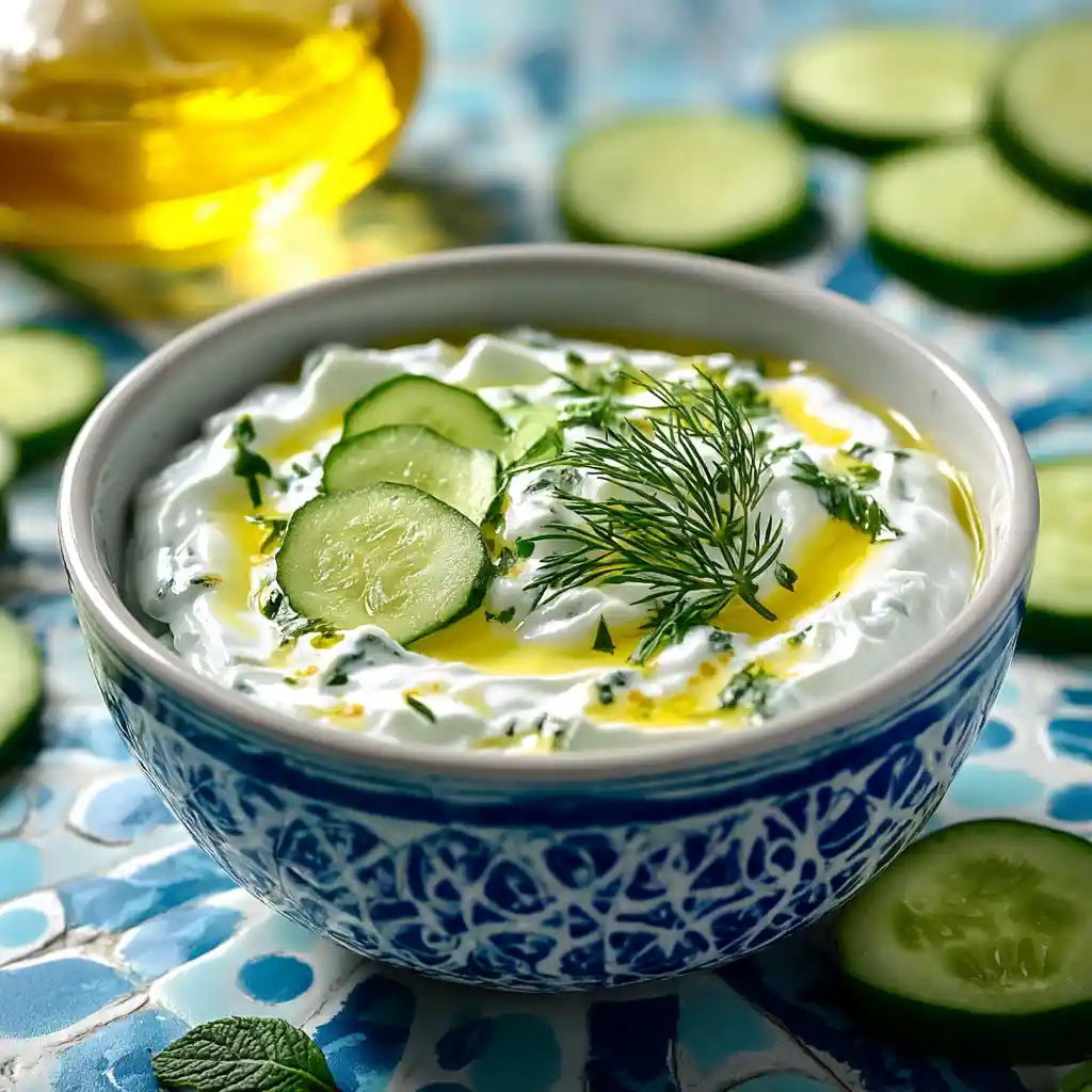 Tzatziki grec maison au yaourt et concombre - recette authentique Chef Benoît 20 minutes