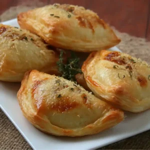 Chèvre en feuilleté: Apéritif croustillant au fromage de chèvre frais