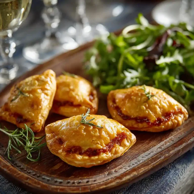 Chef Benoît Lambert préparant feuilleté apéro chorizo doré en cuisine méditerranéenne