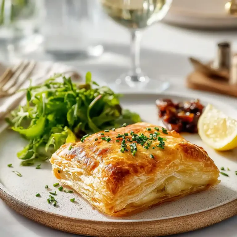 Feuilleté aux pommes de terre doré fait maison - Recette du Chef Benoît Lambert