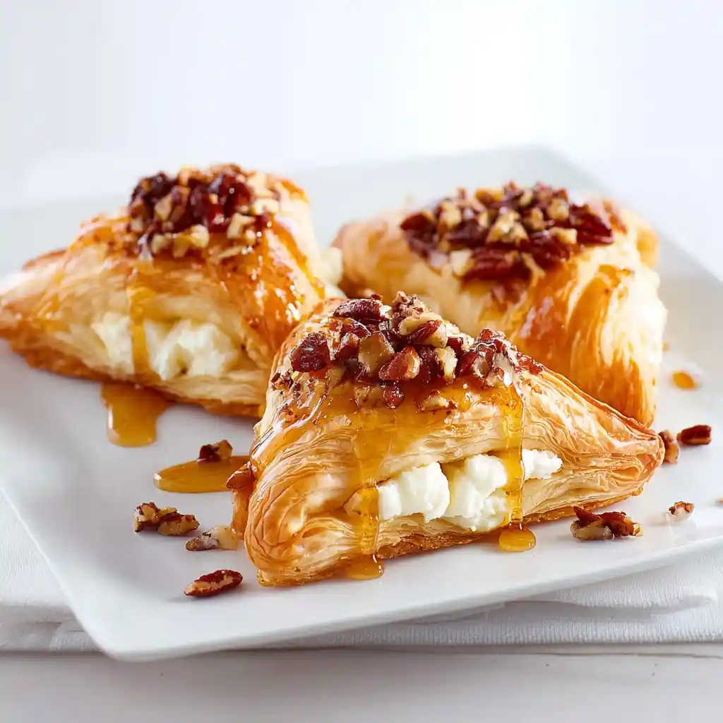 Feuilleté chèvre miel - sucré salé contrasté - feuillete apero 5 étoiles - technique Chef - 30 minutes