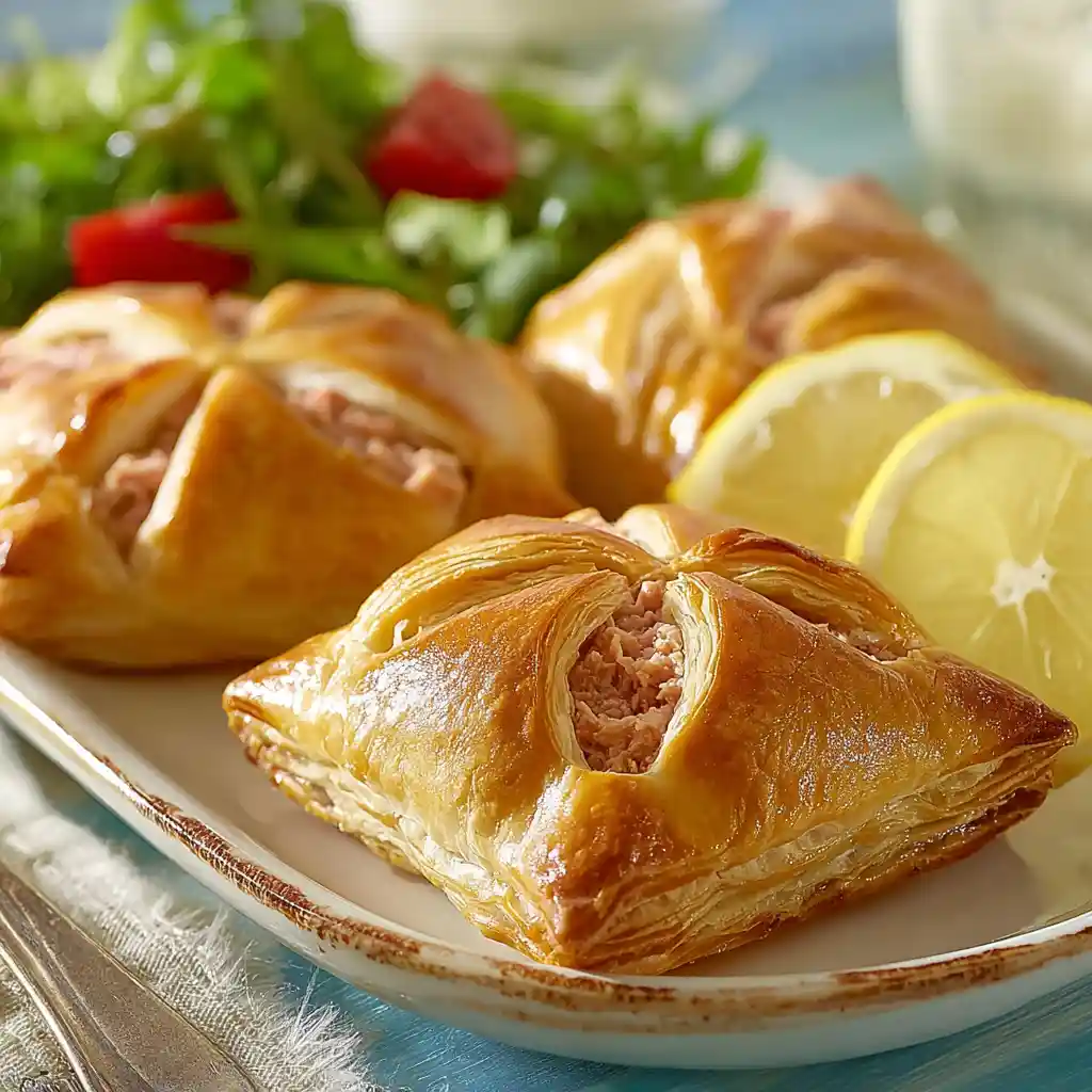 Feuilletés au thon - farce savoreuse - apéritif méditerranéen - 30 minutes - pâte croustillante