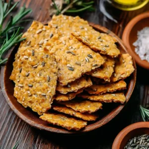 Crackers aux graines maison