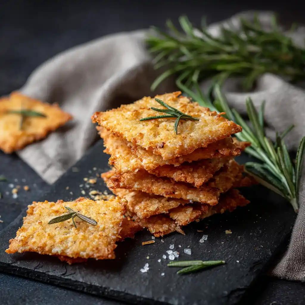 gateau apero au parmesan croustillant doré – Chef Benoît Lambert