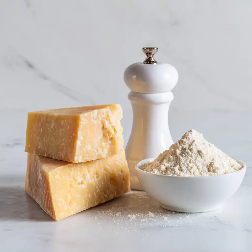 ingrédients gateau apero parmesan – Parmigiano Reggiano farine poivre