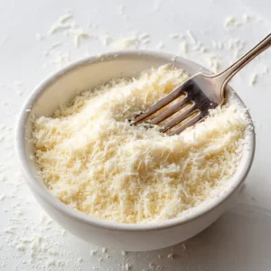 préparation gateau apero parmesan mélange farine parmesan râpé