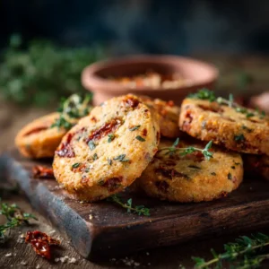 Cookies chorizo aux tomates séchées et parmesan