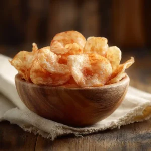 Chips aux crevettes maison