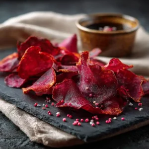 Chips de betterave croustillantes
