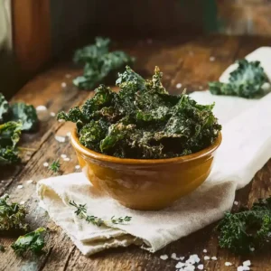 Chips de chou kale croustillantes