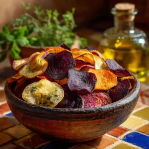 Chips de légumes vegan