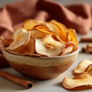 Chips de pomme croustillantes