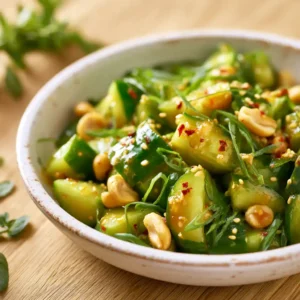Salade de concombre asiatique