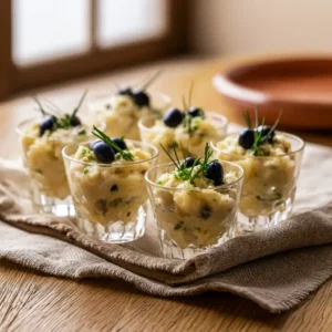Salade de pomme de terre en verrines