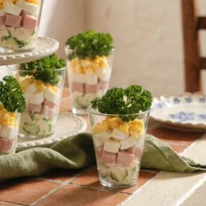 Salade russe en verrines