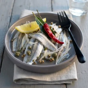 Anchois marinés