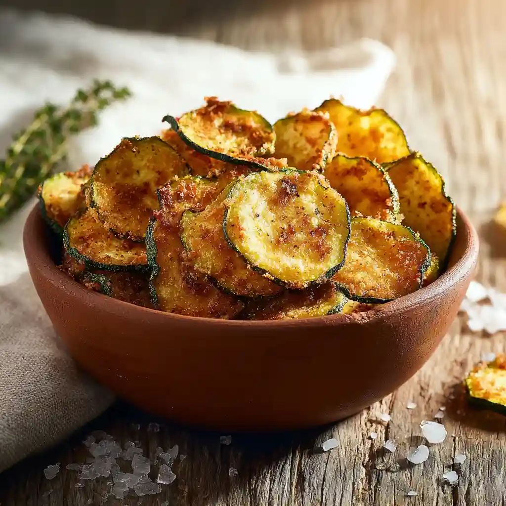 chips maison de courgette