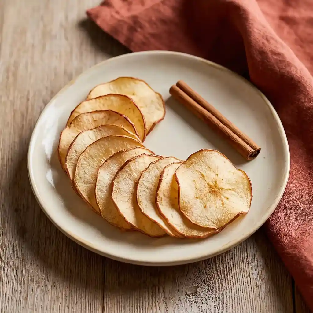 Chips de pomme croustillantes recette santé 2 ingrédients