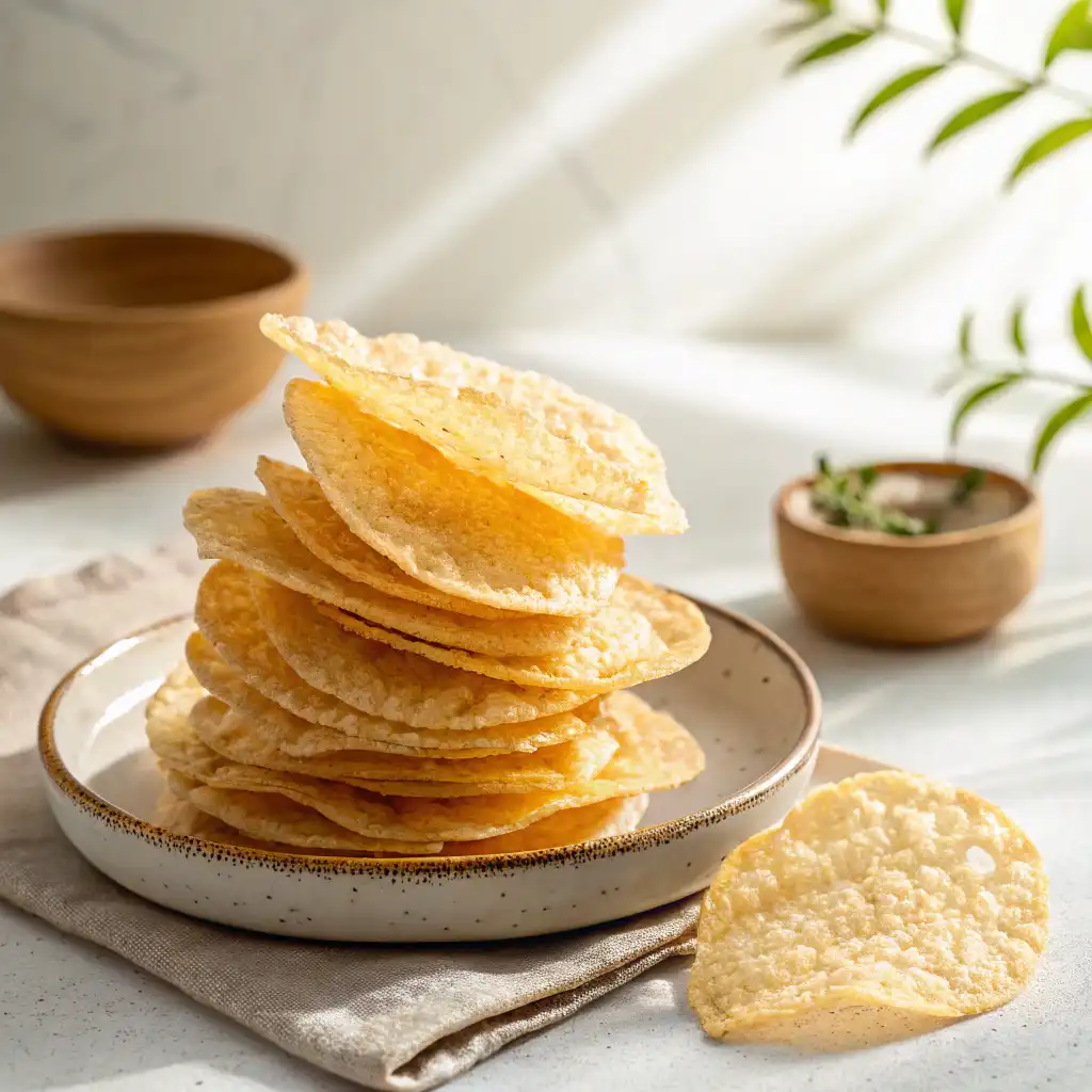 chips maison de riz
