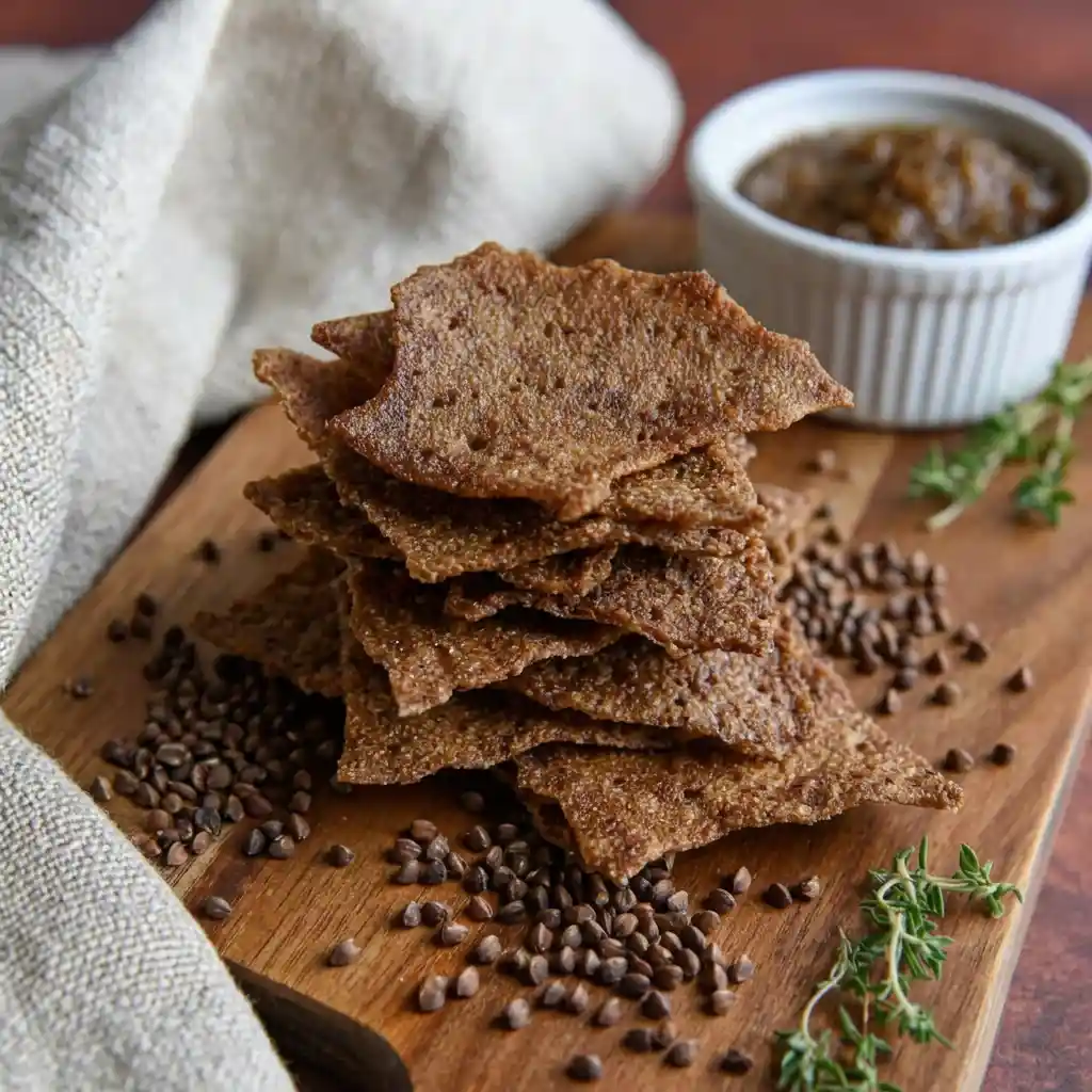 chips maison de sarrasin croustillantes sans gluten anti-gaspi