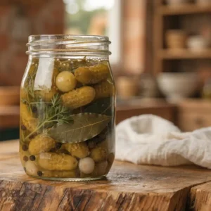 cornichon au vinaigre maison