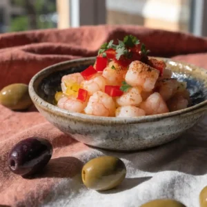 Crevettes marinées