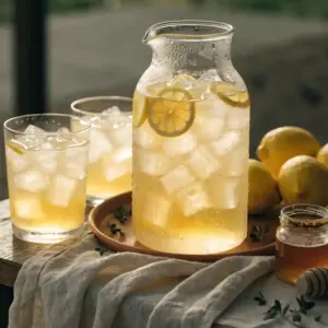 Citronnade maison sans sucre