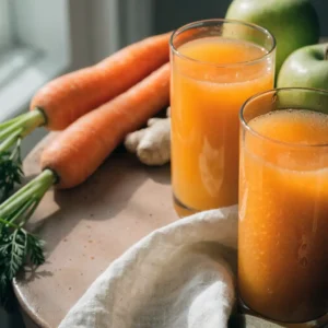 Jus détox carottes-pommes