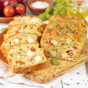 Cake tomate mozzarella